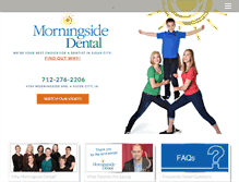 Tablet Screenshot of morningsidedental.net
